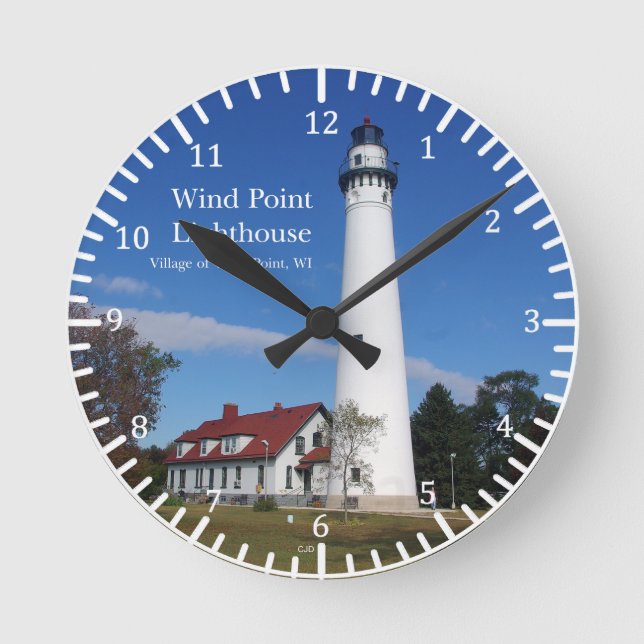 Wind Point Lighthouse clock (Front)