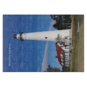 Wind Point Lighthouse cutting board
