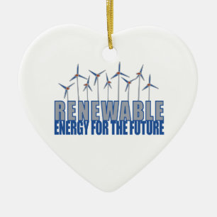 Wind Power Ceramic Ornament