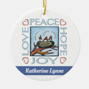 Wind Power Ceramic Ornament