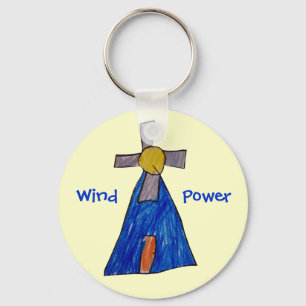 Wind Power Keychain