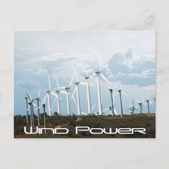 Wind Power Postcard (Front)