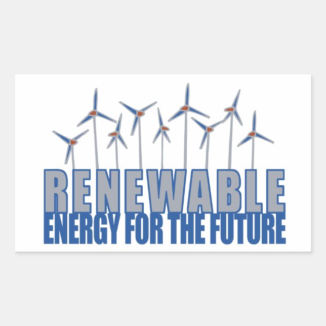 Wind Power Turbines Sticker (Front)