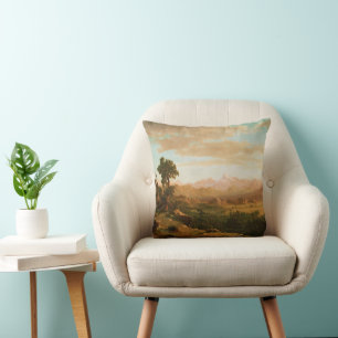 Wind River Country – Albert Bierstadt Throw Pillow