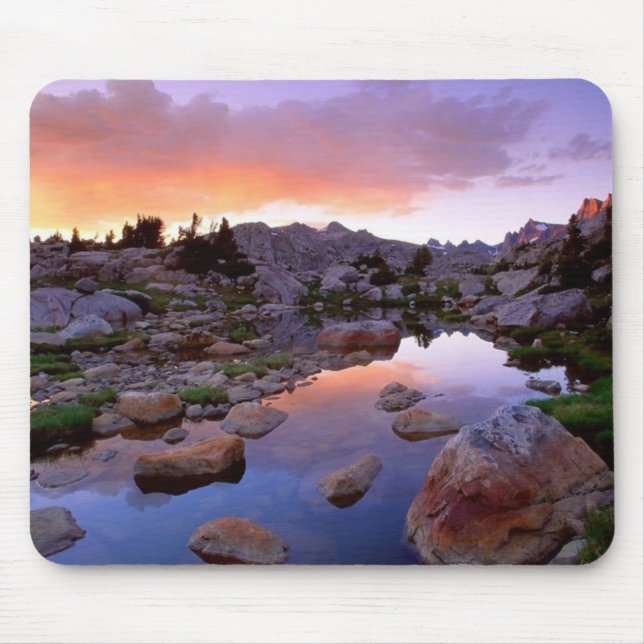 Wind River Range, Wyoming Customizable Gifts Mouse Pad (Front)