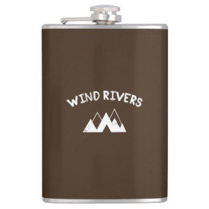 Wind Rivers Hip Flask