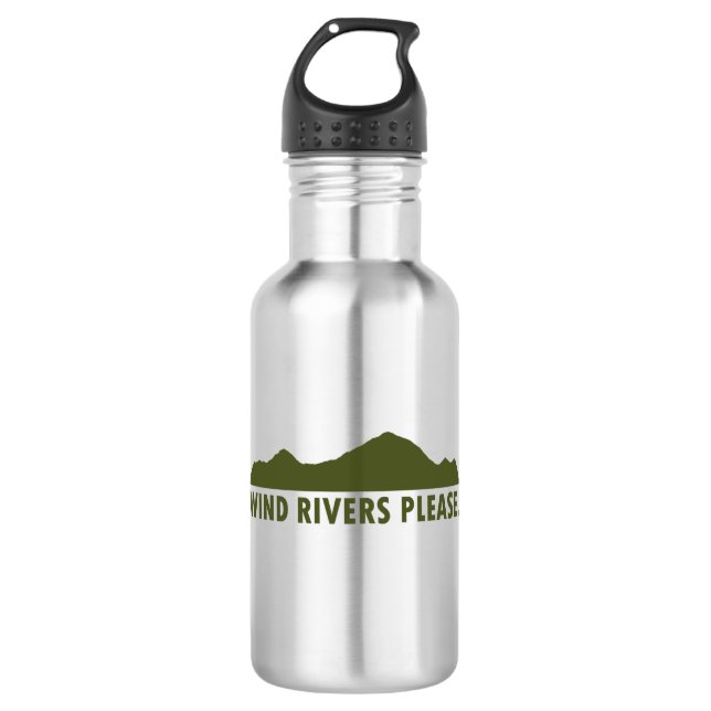 Wind Rivers Please 532 Ml Water Bottle (Front)