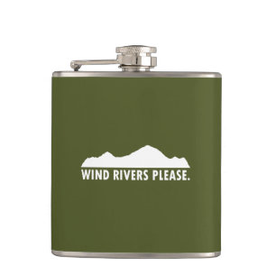 Wind Rivers Please Hip Flask
