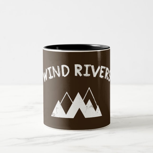 Wind Rivers Two-Tone Coffee Mug (Center)