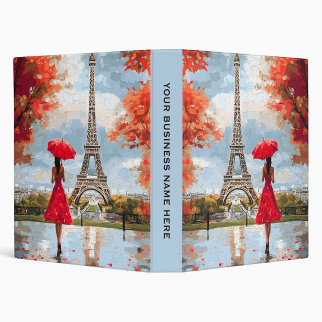 Wind Romance Paris Chic Walk Binder (Background)