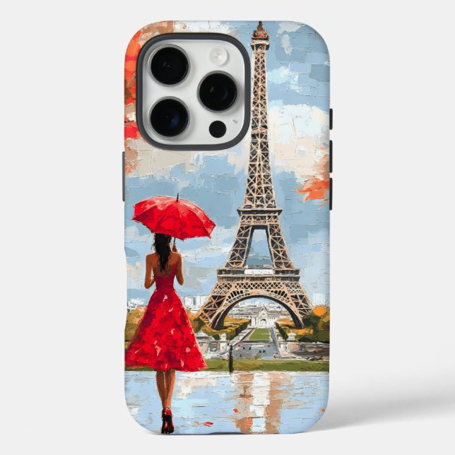 Wind Romance Paris Chic Walk Case-Mate iPhone Case (Back)