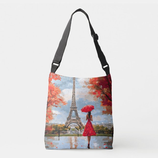 Wind Romance Paris Chic Walk Crossbody Bag (Front)