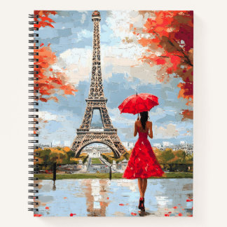 Wind Romance Paris Chic Walk Notebook
