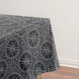 Wind Rose Compass Pattern Tablecloth
