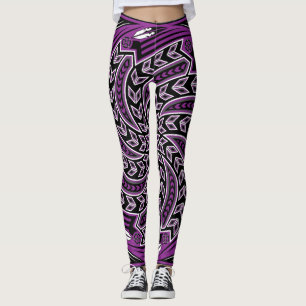 Wind Spirit Purple Leggings
