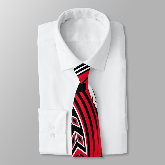 Wind Spirit Red Tie (Tied)