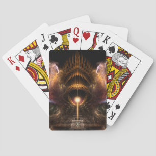 Wind Storm Fractal Art Playing Cards