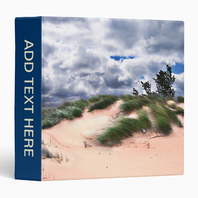 Wind Swept Sand Dunes Binder (Front/Spine)