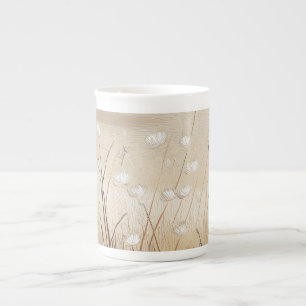 Wind-Swept Wildflowers #1 Bone China Mug