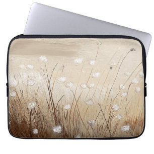 Wind-Swept Wildflowers #1 Laptop Sleeve