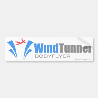 Wind Tunnel Bodyflyer Bumper Sticker