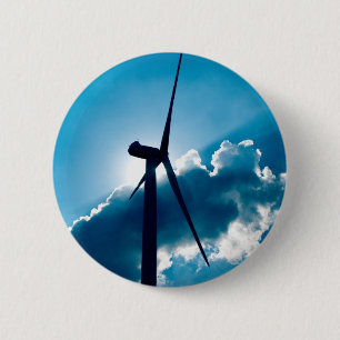 Wind turbine 2 inch round button