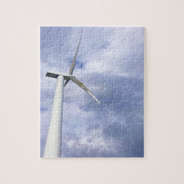 Wind Turbine Carne  Wexford Ireland. Jigsaw Puzzle (Vertical)