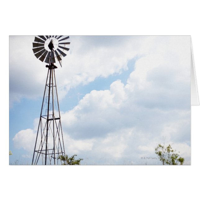 Wind Turbine in field (Front Horizontal)