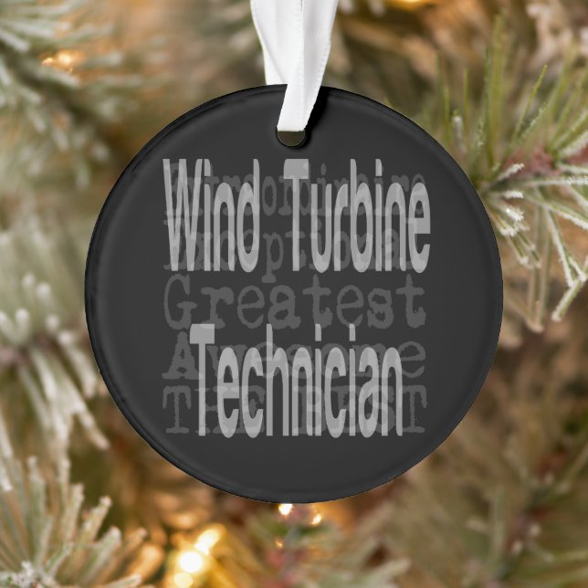 Wind Turbine Technician Ornament (Tree)