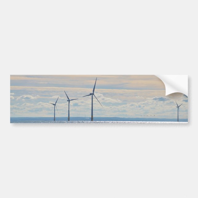 Wind Turbines Bumper Sticker (Front)