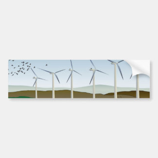 Wind Turbines Bumper Sticker
