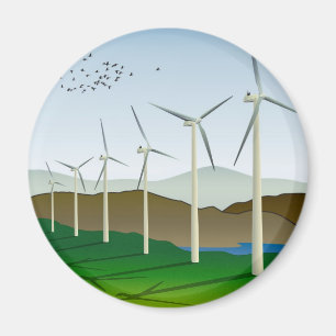 Wind Turbines Magnet