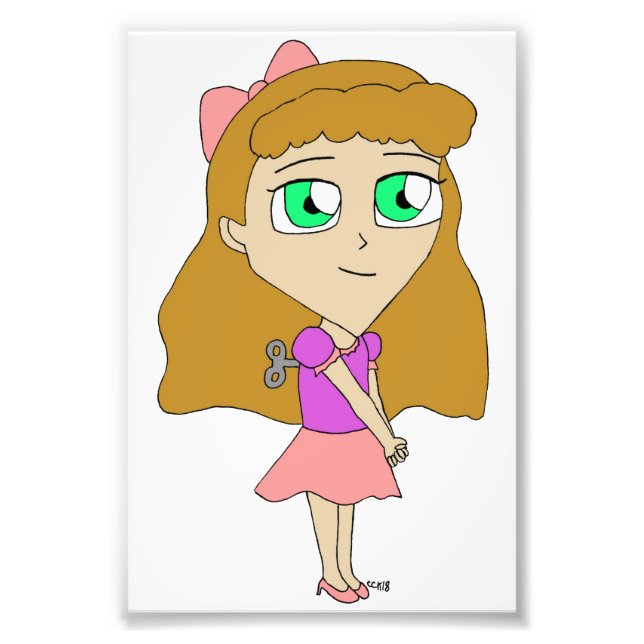 wind up chibi photo print (Front)