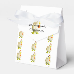 Wind Up Chicken add your name Favor Box