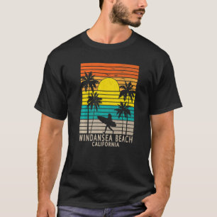 Windansea Beach California CA Surfer Girl Surfing T-Shirt