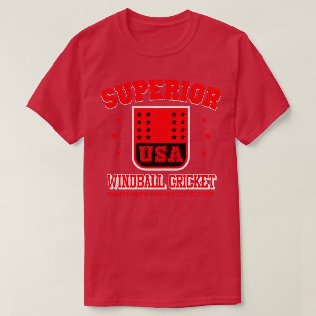 Windball cricket  T-Shirt (Design Front)