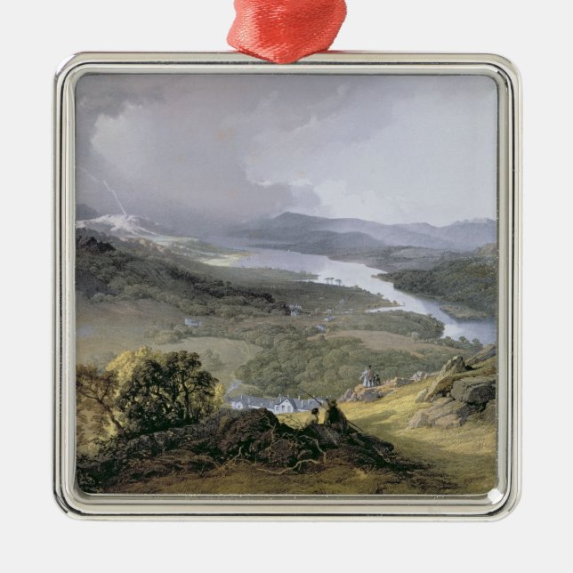 Windermere: from Orrest Head Metal Ornament (Front)