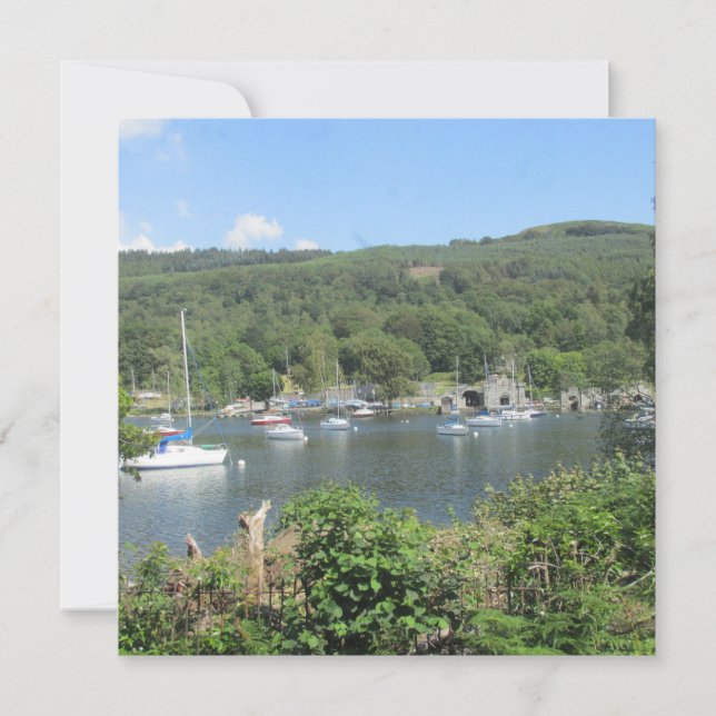 Windermere - Lake District Flat Greeting Card (Front)