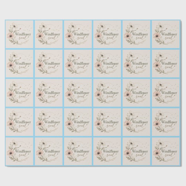 Windflower Soul Wrapping Paper (Flat)