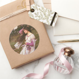 Windflowers Classic Round Sticker