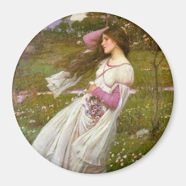 Windflowers Magnet (Front)