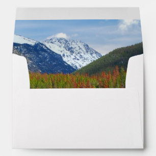 Winding Colorado River With Mountains and Pines Envelopes