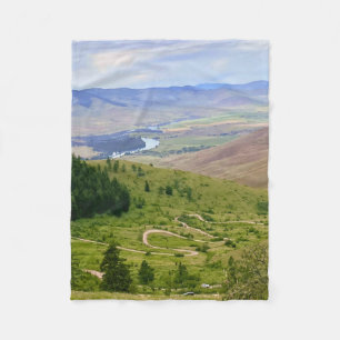 Winding Road Fleece Blanket
