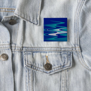 winding roads 2 inch square button