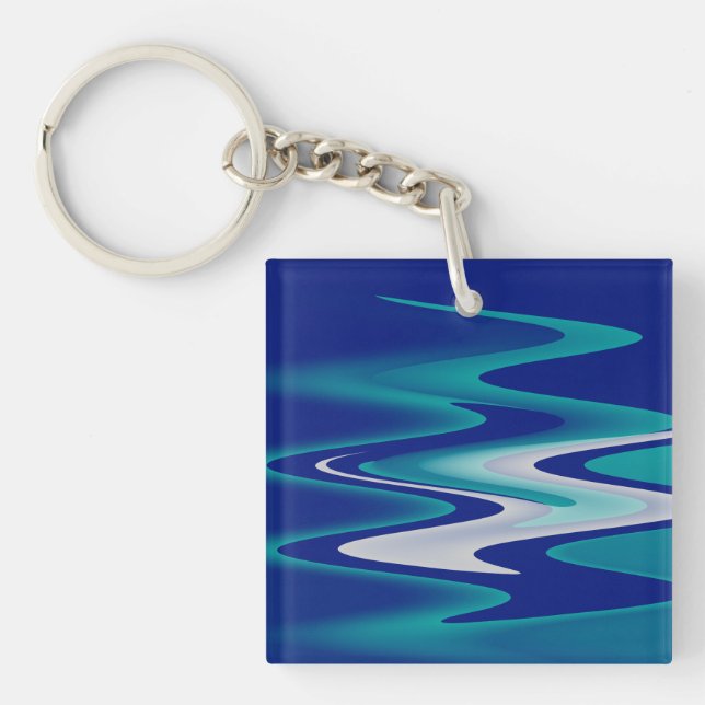 winding roads keychain (Front)
