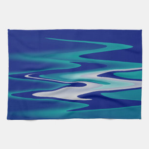 winding roads kitchen towel