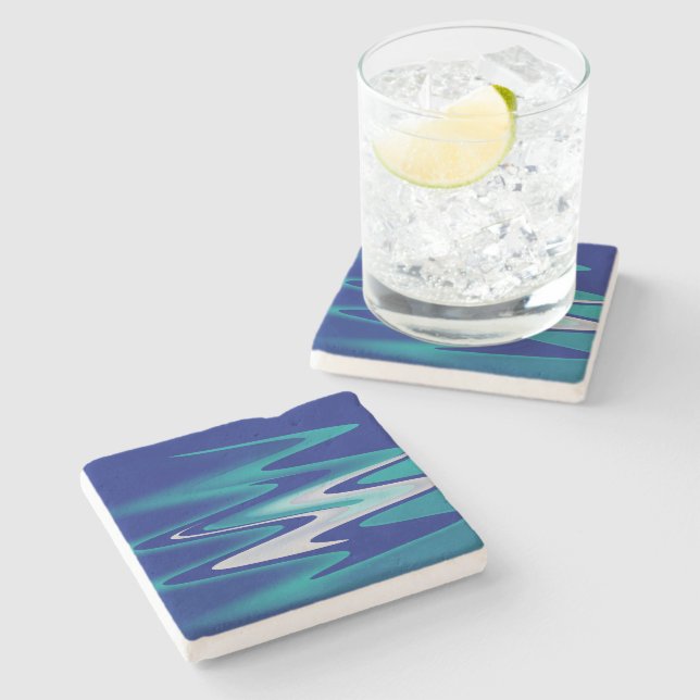winding roads stone coaster (Side)