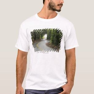 Winding roads through rainforest, Island of T-Shirt