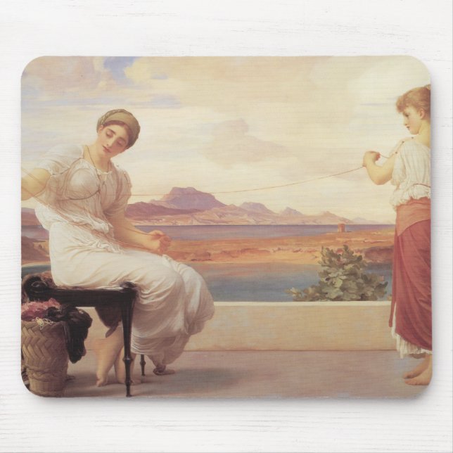 Winding The Skein Mouse Pad (Front)