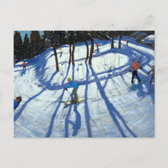 Winding Trail Morzine Postcard (Front)